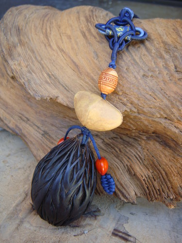 狐尾椰子種子吊飾、項鍊