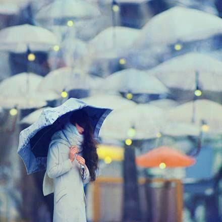 冬季到台北來看雨